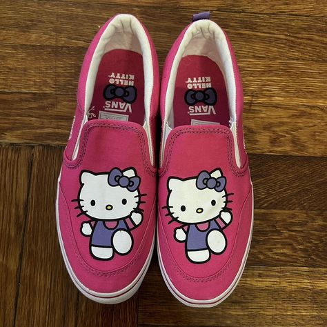 Hello Kitty Pink VANS
  
Brand: VANS  

Size: 7... - Depop Pink Vans, Hello Kitty Pink, Hello Kitty Collection, Hello Kitty, Like New, Women Wear, Size 7, Kitty, Size 6