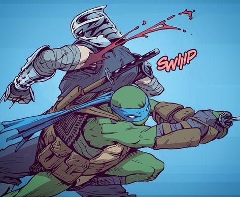 A cool cut out of the historical Teenage Mutant Ninja Turtles #50. Art by me, colors by Ronda Pattison. #TMNT #IDW #comics #santolouco Idw Tmnt Donnie, Tmnt Idw Comic, Tmnt Comic Art, Leonardo Tmnt 2012, Tmnt Reference, Tmnt Design, Idw Tmnt, Tmnt Idw, Turtles Forever