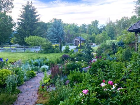 Montana Gardening, Montana Garden, Gardening Photos, Montana Landscape, Colonial Garden, Creeping Phlox, Frame House, Fine Gardening, Pollinator Garden