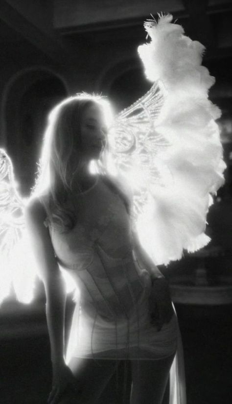 House Of Balloons, Vs Angels, Angel Aesthetic, Dark Feminine Aesthetic, Victoria Secret Angels, Black And White Aesthetic, Discord Server, Adriana Lima, Star Girl