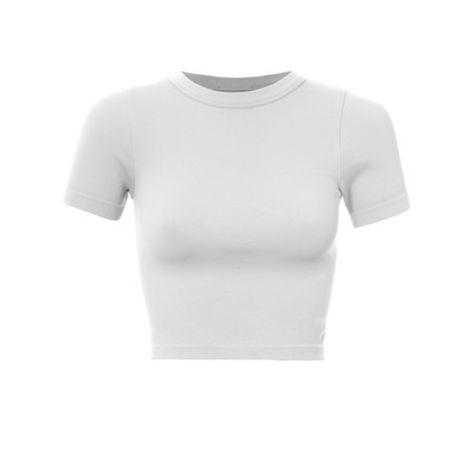 Stylish Crop Top. Perfect For Casual Wear. White Fitted Crop Top, Crop Top Blanco, Crop Top Blanc, Outfit Basic, Birthday Look, Stylish Crop Top, White Plains, Workout Crop Top, White Crop