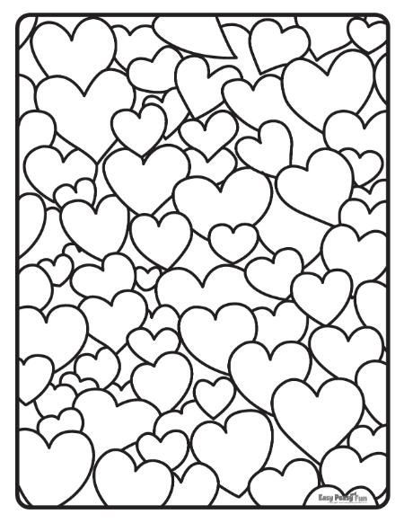 Bunch of hearts coloring idea Valentines Color Sheets Free Printables, Valentines Day Coloring Pages For Adults Free Printables, Free Valentines Day Printables Preschool, Valentine’s Day Coloring Pages For Kids, Heart Coloring Pages Free Printable, Valentines Day Coloring Sheets, Free Printable Valentine Coloring Pages, February Coloring Pages, Hearts Coloring Pages