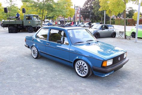 #Volkswagen #Jetta #MK1 Vw Tdi, Jetta Mk1, Vw Fox, Paul Walker Tribute, Volkswagen Golf Mk1, Rat Look, Vw Mk1, Vw Sedan, Vw Classic