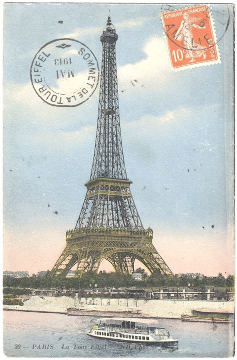 Miss you Paris Paris Artwork, Eiffel Tower In Paris, Tower In Paris, France Aesthetic, Paris Poster, Travel Postcard, Paris Tours, Paris Aesthetic, Vintage Paris