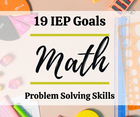 Math problem solving is a critical skill for students with learning disabilities that requires individualized support and attention. Effective math problem solving IEP goals are Math Accommodations, School Social Work Iep Goals, Functional Iep Goals Life Skills, Tracking Iep Goals, Middle School Iep Goals, Teacher Observation, Problem Solving Strategies, Math Problem Solving, Iep Goals