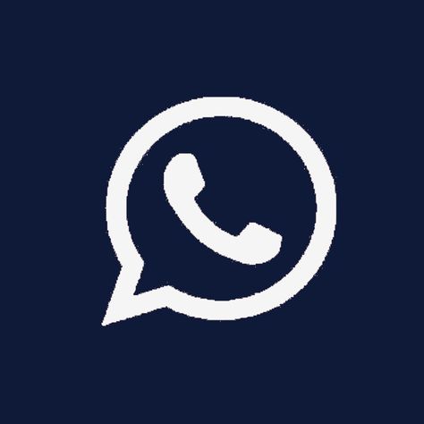 WhatsApp navy Blue Whatsapp Icon, Whatsapp App Icon, Whatsapp App, Navy Blue Wallpaper, Whatsapp Icon, Widget Wallpaper, Homescreen Idea, Royal Theme, Icon Widget