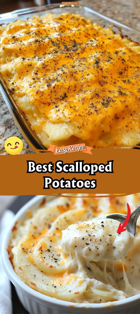 Spicy Scalloped Potatoes, Scalloped Potatoes Without Heavy Cream, Creamy Scalloped Potatoes Recipe, Scalp Potatoes Recipe, Scalloped Mashed Potatoes, Scalloped Potatoes With Evaporated Milk, Scalloped Potatoes Make Ahead, Red Scalloped Potatoes, Scalloped Potatoes Muffin Tin