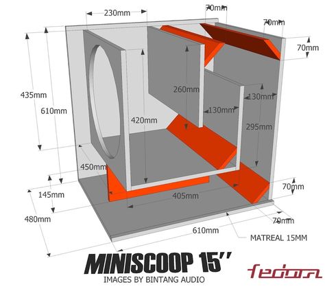 15 Subwoofer Box, Subwoofer Diy, Diy Subwoofer Box, Diy Subwoofer, Loudspeaker Enclosure, Box Speaker, Subwoofer Box Design, Speaker Plans, Speaker Projects