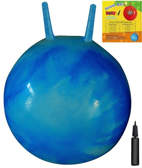 Space Hopper, Bouncy Ball, Hippity Hoppity, Girls Weekend, Air Pump, Kangaroo, Blue Color, Pumps, Color