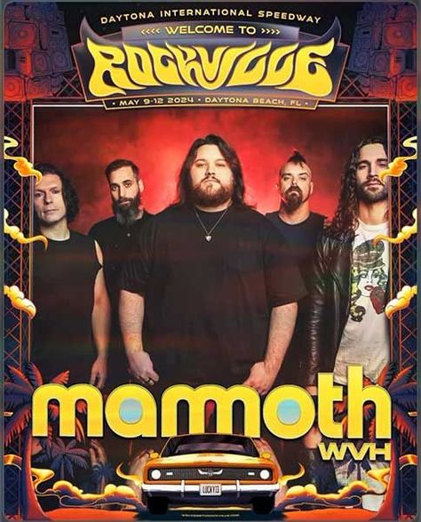 Formed and fronted by Wolfgang Van Halen, Mammoth WVH will be playing Welcome to Rockville Festival in Daytona Beach, Florida on Saturday 11th May 2024! #festival #musicfestival #festivals4all #usfestival #florida #ultimatefestivalguide Mammoth Wvh, Welcome To Rockville, Wolfgang Van Halen, Festival Guide, Daytona International Speedway, Daytona Beach Florida, Live Rock, Van Halen, Daytona Beach