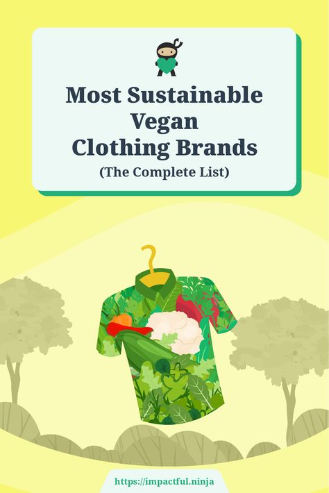 Amid growing concerns about the textile industry’s environmental impact and cruelty toward animals, many clothing brands are moving away from animal-derived fabrics like leather and wool and into vegan alternatives. In recent years, however, the term “vegan” has been used rather indistinguishably for various versions of textile materials, with and without petroleum-derived content. So, we had to ask: Which are the most sustainable vegan clothing brands? 💚 Vegan Alternatives, Vegan Clothing, Textile Industry, Conscious Consumer, Clothing Brands, Environmental Impact, Sustainable Living, Clothing Brand, Sustainability