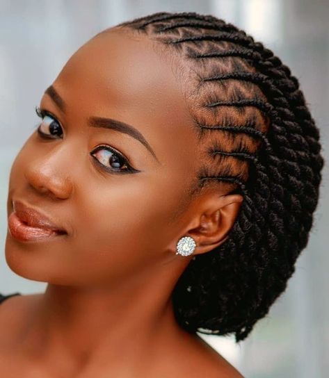 Pin on Tresses Cornrows Natural Hair, Flat Twist Hairstyles, Short Box Braids Hairstyles, Twisted Hair, Natural Hair Stylists, Protective Hairstyles For Natural Hair, Short Locs Hairstyles, Faux Locs Hairstyles, African Hair Braiding Styles