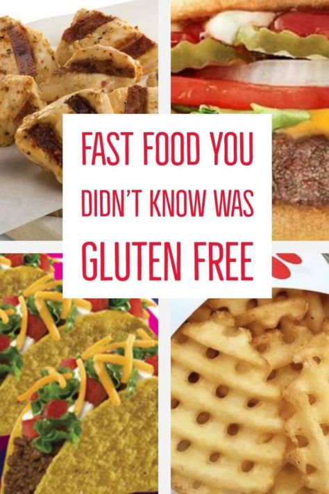 Gluten Belly, Dairy Free Fast Food, Gluten Free Fast Food Options, Gluten Free Fast Food, Gluten Free List, Gluten Free Food List, Gluten Free Tacos, Gluten Free Info, Gluten Free Buns