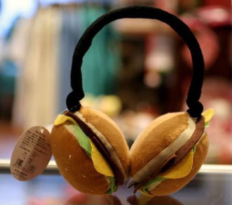 Cheeseburger Earmuffs Burger Headphones, Burger Art, Easy Diner, Delicious Burgers, Cool Inventions, Food Humor, Baby Boy Fashion, Earmuffs, Ear Warmers