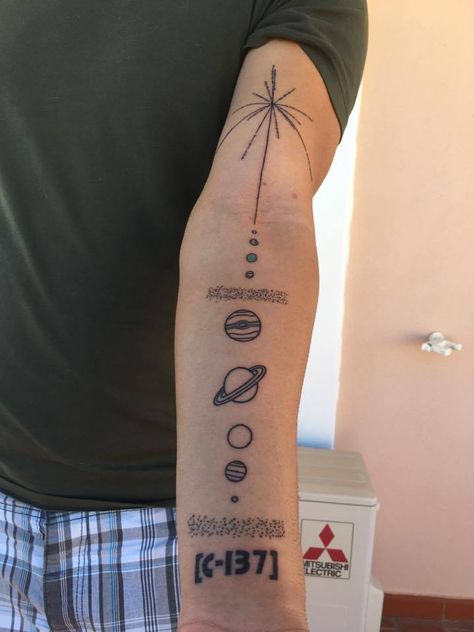 Lost In Space Tattoo, Multiverse Tattoo, Rick Morty Tattoo, Rockabilly Tattoos, Rick And Morty Tattoo, Sailboat Tattoo, Astronaut Tattoo, Uv Tattoo, Nerd Tattoo