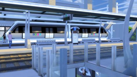 Realistic train station build for the Sims 4. 2022. With all custom content. See download link for more pictures. The Sims 4 Airport Cc, Sims 4 Train Station, Sims 4 Airport Cc, Sims 4 Airport, Mt Komorebi, Sims 4 Builds, Sims Gameplay, San Myshuno, Sims Stories