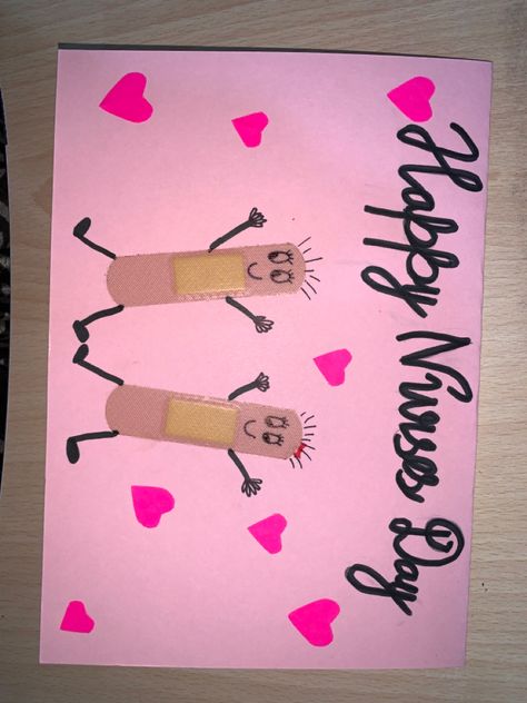 Nurse Day Activities For Kids, Nurse Appreciation Crafts For Kids, Nurse Appreciation Cards From Kids, Nurse Day Crafts For Kids, Nurse Crafts Diy, Nurse Card Ideas, Nurse Crafts For Kids, Nurse Crafts For Preschool, Nurses Day Gift Ideas Diy