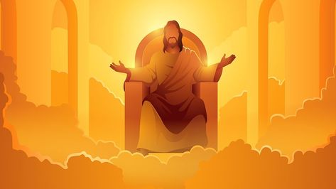 Is This What Heaven Is Like? - Inspiration Ministries Jesus Ascension, What Is Heaven, Second Coming Of Jesus, Prayer Partner, Throne Of Grace, Religious Photos, Bible Topics, Illustration Series, Family Stock Photo