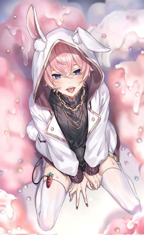 Pink Rabbit, Pink Hair, Anime Character, Frosting, On Twitter, Twitter, Hair, Anime, Pink