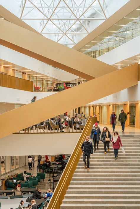 Heat Pump Cover, Aalto University, Project Architecture, Construction Waste, Steel Stairs, Modern Masters, Library Design, Save Water, Helsinki