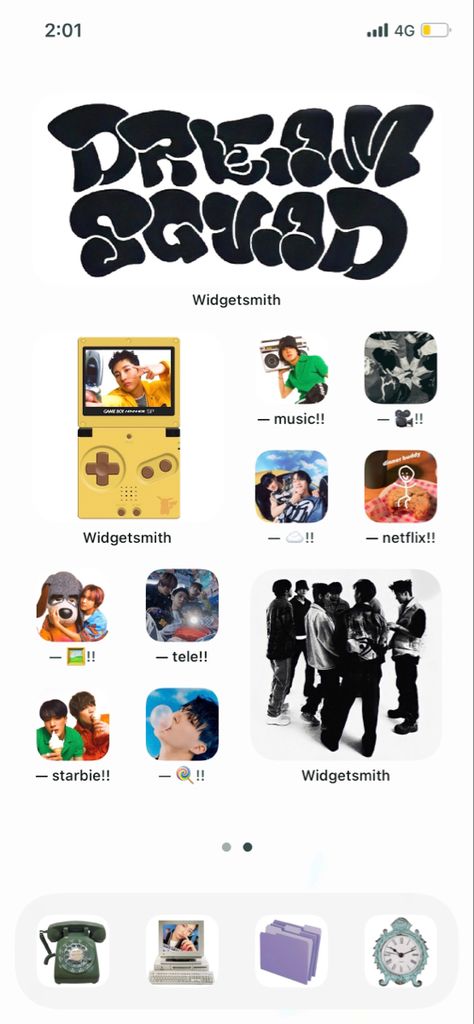 Nct Ios Layout, Nct Homescreen Wallpaper, Nct Dream Widget, Nct Phone Layout, Nct Phone Case, Seventeen Homescreen, Electronic Ideas, Phone Organisation, Iphone Layouts
