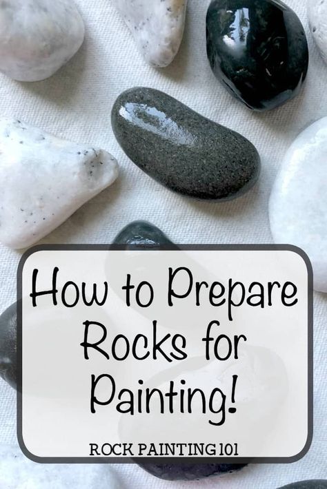 Learn how to prepare rocks and stones for painting. Yes, there is a step from buying rocks to paint and actually painting them. Check out these 4 easy tips. #howtopaintrocks #howtoprepparerocks #rockpainting101 #rockpaintingforbeginners #rockpaintingtips #stonepainting #paintedpebbles #howtowasrocks #rockpaintng101 Rocks For Painting, Rock Painting Tutorial, Stone Art Painting, Painted Rocks Craft, Painted Rocks Diy, Rock Painting Ideas Easy, Rock Painting Patterns, Paint Rock, Rock Painting Designs