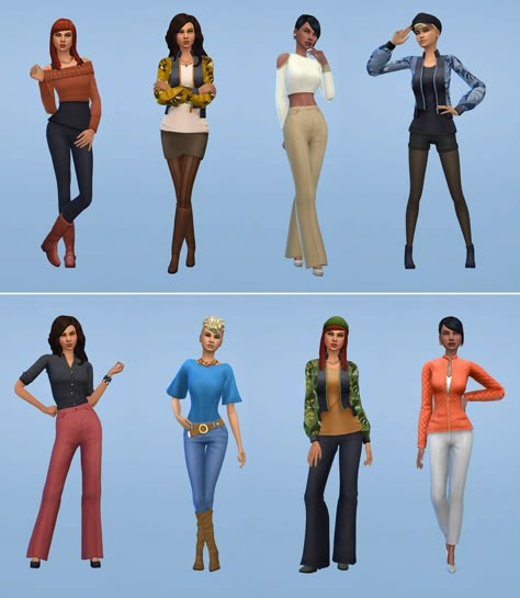 Netz-à-porter – outfits ready to wear for your sims (no CC required) - Page 8 — The Sims Forums Sims 3 Outfits, 3 Outfits Ideas, Sims No Cc, Sims 4 Base Game Outfits Ideas, Sims 4 Outfits, Styled Outfits, Outfits 90s, Casas The Sims 4, Sims 4 Teen