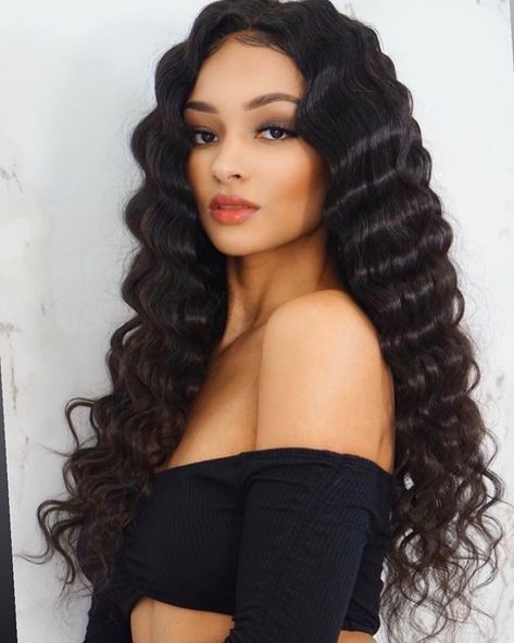 HAIR EXTENSIONS 💆🏾‍♀️💆🏼‍♀️ on Instagram: “Deep Waves! Indian Wavy Styled| #haubabe @jessicajarrell 😍😍😍 ➖➖➖➖➖➖➖➖➖➖➖➖➖➖➖➖➖➖ FLASH Sale has been extended !!!!! Online & Instore !…” Deep Wave, Flash Sale, Human Hair Wigs, Hair Extensions, Human Hair, Wigs, Flash, Long Hair Styles, Hair Styles