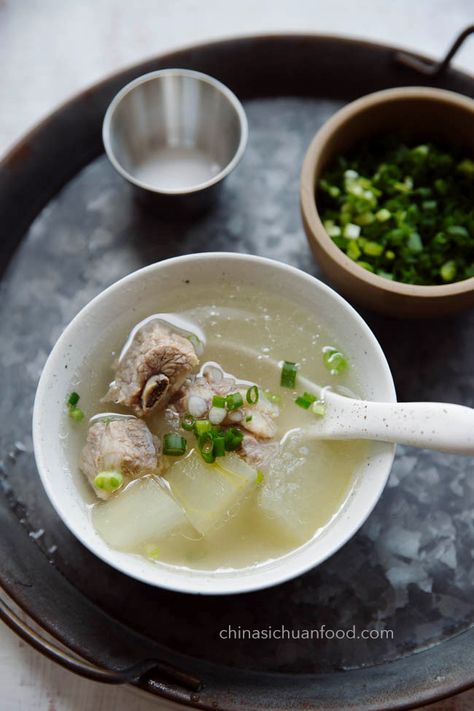 Winter Melon Soup | China Sichuan Food Wintermelon Soup Chinese, Recipes With Melon, Cantonese Soup Recipes, Winter Melon Soup Chinese, Chinese Soup Recipes Healthy, Postpartum Confinement, Cantonese Soup, Winter Melon Tea, Winter Melon Soup