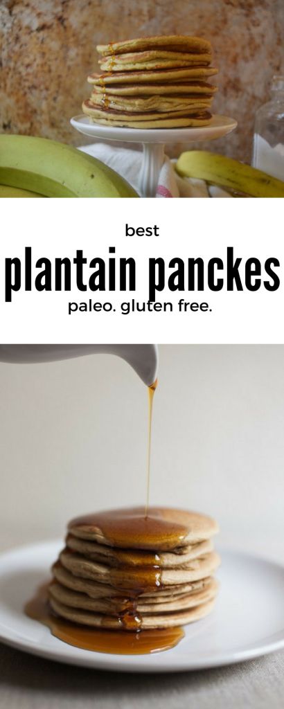 Plantain Pancakes, Weekend Breakfast Recipes, Paleo Vegetarian, Plantain Recipes, Baked Pancakes, Gluten Free Breakfast, Gluten Free Recipes For Breakfast, Cassava Flour, Pancakes Easy