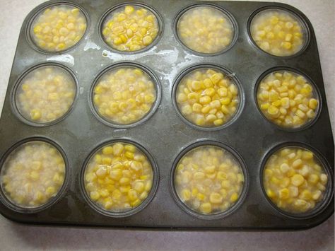 Frozen corn treats to beat the summer heat Corn Chicken, Ice Block, Chicken Life, Chicken Treats, Crazy Chicken Lady, Keeping Chickens, Chicken Lady, Muffin Tray, Mini Farm