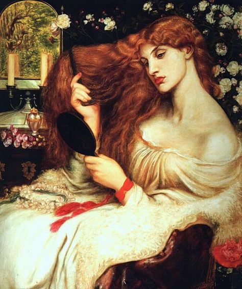 Dante Gabriel Rossetti, Lady Lilith Lady Lilith, Raphaelite Art, Pre Raphaelite Paintings, Gabriel Rossetti, Pre Raphaelite Brotherhood, Pre Raphaelite Art, Edward Burne Jones, Dante Gabriel Rossetti, Istoria Artei