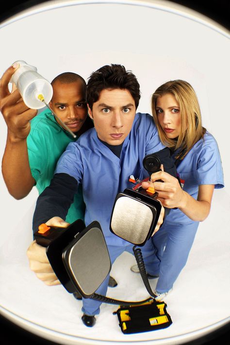 Scrubs Tv Show, Scrubs Tv Shows, Scrubs Tv, Donald Faison, Zach Braff, Medical Series, Wallpapers For Phone, Medical Wallpaper, Film Anime