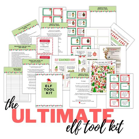 Get organised before the Elf comes with this free Printable Elf on the Shelf planner. Plus add to the holiday magic with these fun Elf on the shelf accessories and props to create your own Elf Kit so you can save time without the last-minute panic! Elf on the shelf props, ideas and accessories and how to use the Elf on the shelf planner. Elf Printables Free, Elf On Shelf Printables, Printable Elf On The Shelf, Welcome Back Elf, Elf Return, Elf Goodbye Letter, Napkin Folding Ideas, Elf Printables, Thanksgiving Aesthetic