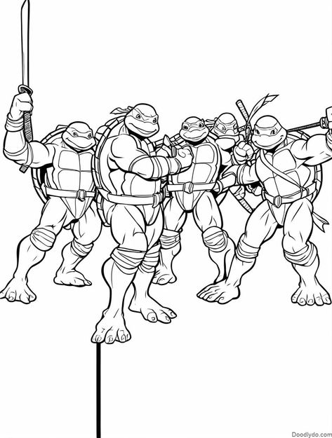 Ninja Turtles Coloring Page Check more at https://doodlydo.com/ninja-turtles-coloring-page/ Ninja Turtles Coloring Pages, Ninja Turtle Coloring Pages, Flamingo Coloring Page, Turtle Coloring Pages, Free Coloring Sheets, Teenage Mutant Ninja Turtle, Easy Coloring Pages, Cartoon Coloring Pages, Flower Coloring Pages