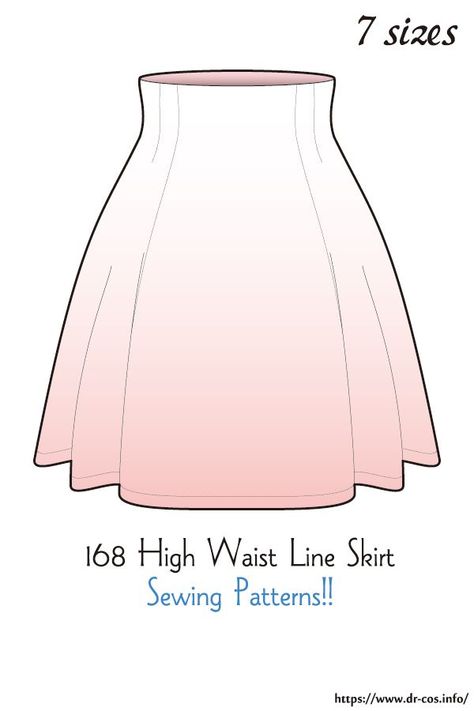 This is the pattern of 168 High Waist Skirt. cm size(A4 size) Children's-140/Ladies'-S,M,L,LL/Men's-L,LL At present, only Japanese. Added the number of fabric meters required for each size High Low Skirt Pattern, Manipulating Fabric, Skirt Sewing Patterns, Pleated Skirt Pattern, Sewing Patterns Skirt, Skirt Pattern Free, Low Waist Skirt, Hi Low Skirts, Skirt Sewing