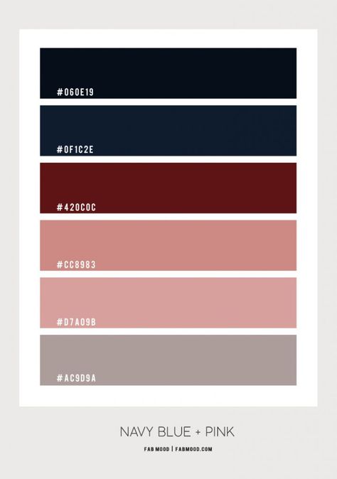 Navy Blue and Pink Bedroom Color Scheme Pink And Navy Color Palette, Navy Blue And Pink Bedroom, Maroon Color Palette, Blue And Pink Bedroom, Navy Color Palette, Flat Color Palette, Colours That Go Together, Navy Blue And Pink, Pantone Colour Palettes