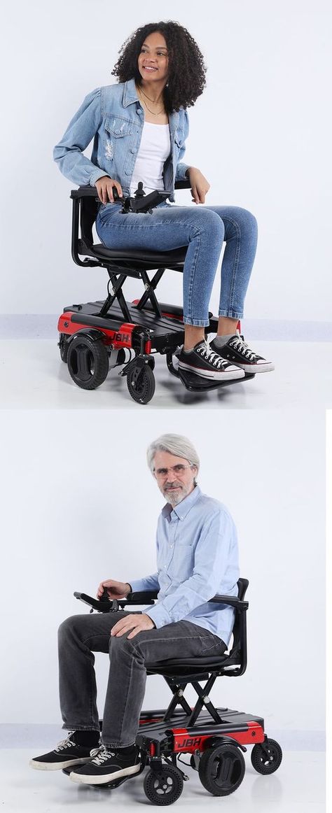 Folding Electric Wheelchair, Transport Wheelchair, Wheelchairs Design, Electric Cargo Bike, Powered Wheelchair, Power Wheels, Health And Fitness Articles, Mobility Aids, Electric Wheelchair