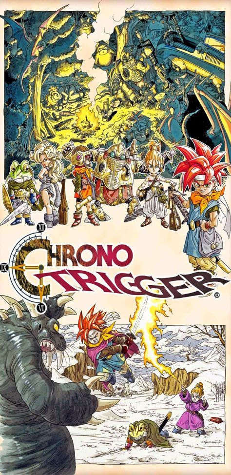 Chrono Cross, Chrono Trigger, Retro Gaming Art, Video Game Posters, Gaming Art, Dragon Quest, Retro Video Games, Super Nintendo, Poster Vintage