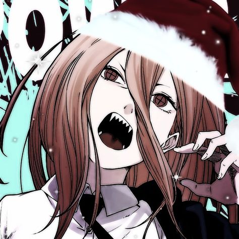 Chainsaw Man Christmas, Chainsaw Man Icon, Icon Gif, Anime Christmas, Christmas Phone Wallpaper, Man Icon, Anime Book, Christmas Icons, Chainsaw Man