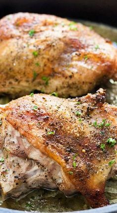 Roast Turkey Thighs, Turkey Thigh Recipes, Roasted Turkey Thighs, Turkey Thigh, Turkey Gravy From Drippings, Turkey Thighs, Turkey Meat Recipes, Crockpot Turkey, Whole Turkey