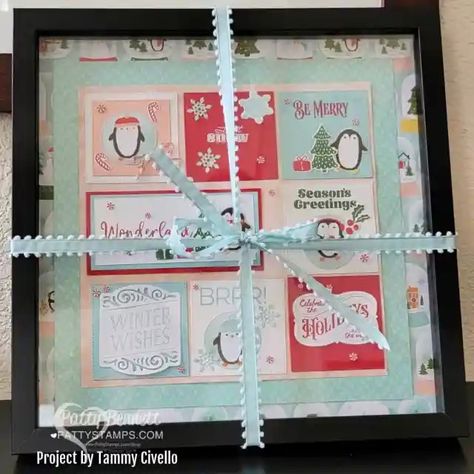 Adorable Penguin 12x12 Sampler from Tammy - Patty Stamps Penguin Pattern, Autumn Paper, Free Stamps, Christmas Labels, Christmas Penguin, So Creative, Cute Penguins, Holiday Catalog, Paper Pumpkin