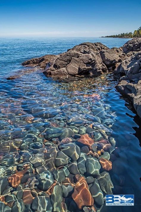 The Lake Superior shoreline at Hunter's Point Park in Copper Harbor.  Photo by Bryan Byrnes Photography Copper Harbor Michigan, Wedding Getaway, Copper Harbor, Michigan Beaches, Honeymoon Vacations, Michigan City, Lake Trip, Michigan Travel, Upper Peninsula