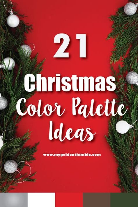 Nontraditional Christmas Colors, Color Combinations For Christmas Trees, Christmas Colour Schemes Inspiration, Christmas Decor Ideas Color Scheme, Christmas Tree Color Schemes 2023, Christmas Color Ideas, Christmas 2023 Trends Decoration Colors, Traditional Christmas Tree Ideas, Christmas Color Schemes