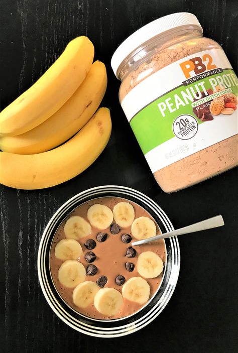 Pb2 Smoothie, Peanut Butter Powder Recipes, Focus Tips, Pb2 Recipes, Energy Smoothie Recipes, Cocoa Plant, Peanut Butter Protein Shake, Iced Latte Recipe, Dutch Cocoa