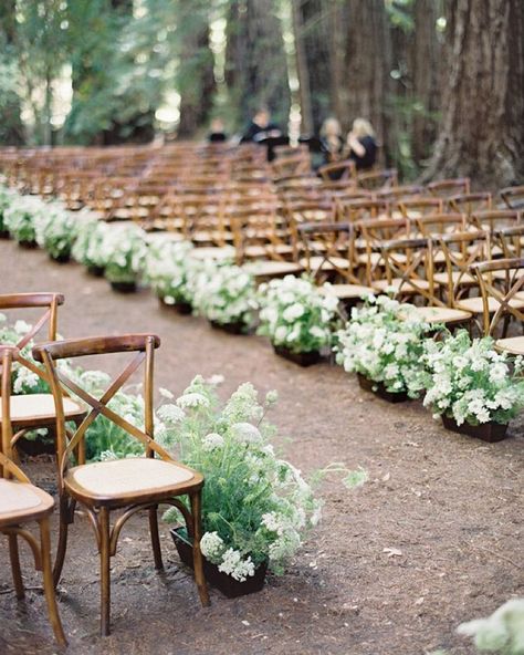 Once Wed on Instagram: “A flower-lined aisle for a magical ceremony among the trees. Aisle Flowers, Ceremony Design, Theme Nature, Wedding Ceremony Flowers, Ceremony Inspiration, Ceremony Flowers, Wedding 2015, Aisle Decor, Wedding Aisle