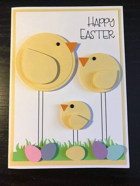 Easter Card Homemade, Handmade Easter Cards For Kids, Stampin Up Easter Cards For Kids, Cute Easter Cards Handmade, Easter Cards For Boys, Easter Cards Handmade Easy Simple, Easter Cards Homemade, Homemade Easter Cards For Kids, Diy Easter Cards For Kids