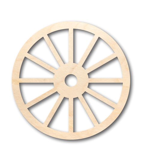 Unfinished Wood Wagon Wheel Shape Up To 24'' DIY 1/8'' Thick | JOANN Western Party Decorations, Cowboy Themed Birthday Party, Themed Costumes, Wood Wagon, Music Themed Parties, Farm Day, Cowboy Baby Shower, Western Theme Party, Cowgirl Birthday Party