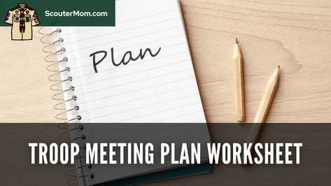 Help your youth leadership plan ahead by giving them a blank troop meeting plan worksheet template to fill in during their PLC meetings. Download a printable copy here. Planning Worksheet, Scouts Bsa, Meeting Planning, Youth Leader, Boy Scouts Of America, Boy Scout, Make A Plan, Planning Guide, Worksheet Template