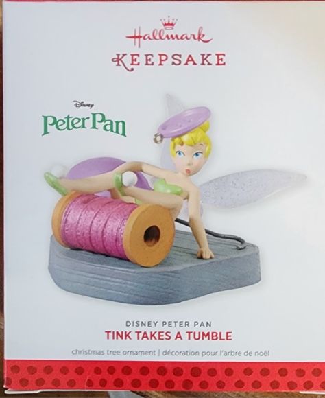 Peter Pan Theme, Peter Pan Disney, Bell Ornaments, Hallmark Keepsake Ornaments, Tinker Bell, Hallmark Ornaments, Keepsake Ornaments, Ornament Christmas, Tumbling